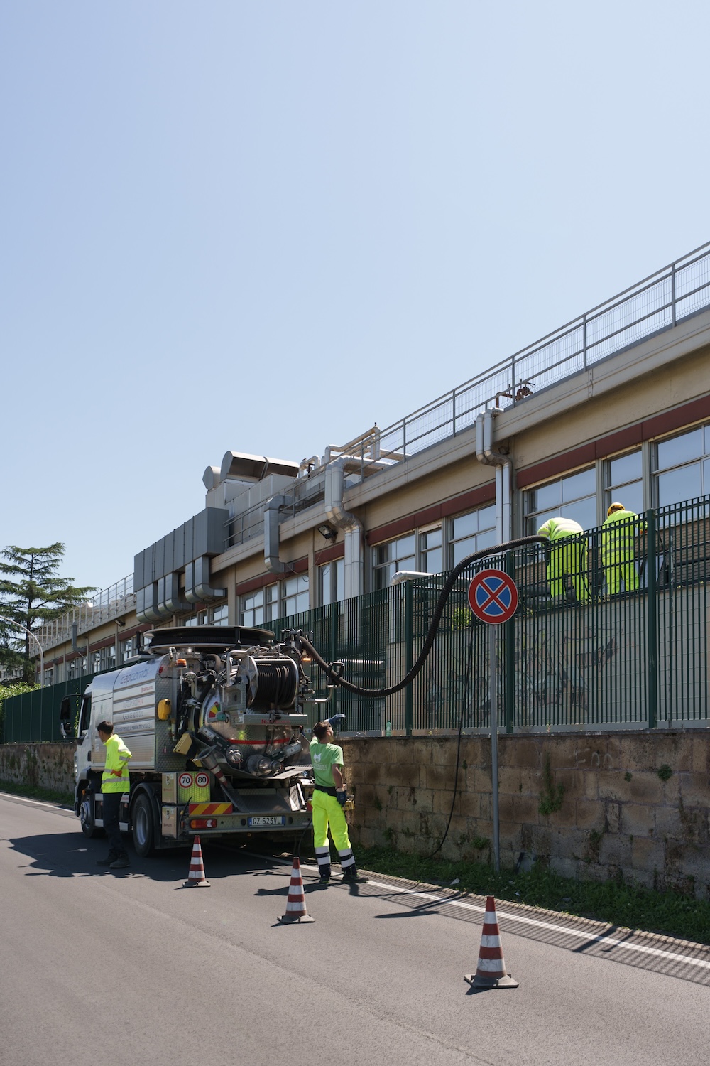 Autospurgo MTC Service presso un complesso aziendale