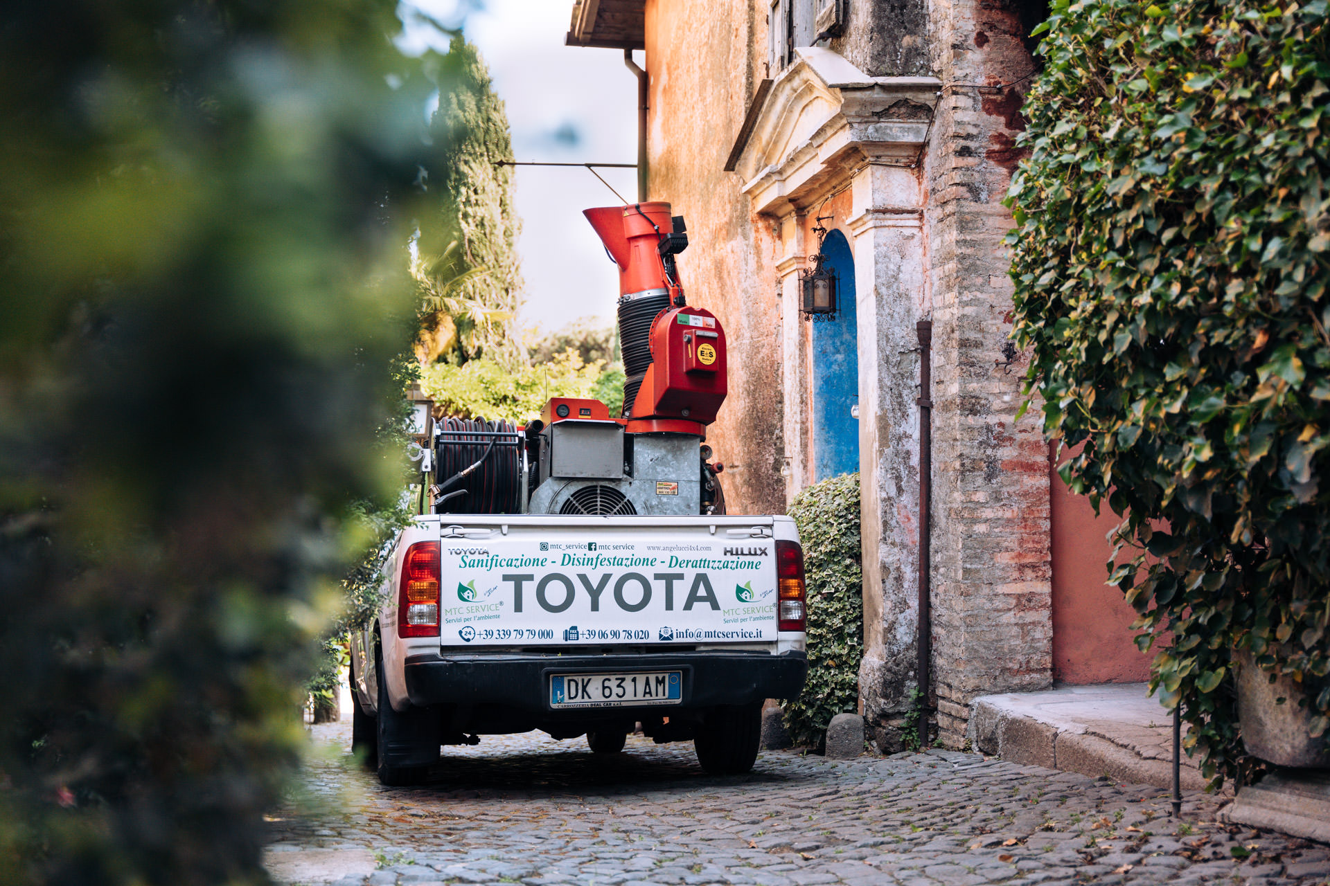 Attrezzatura MTC Service per pest control